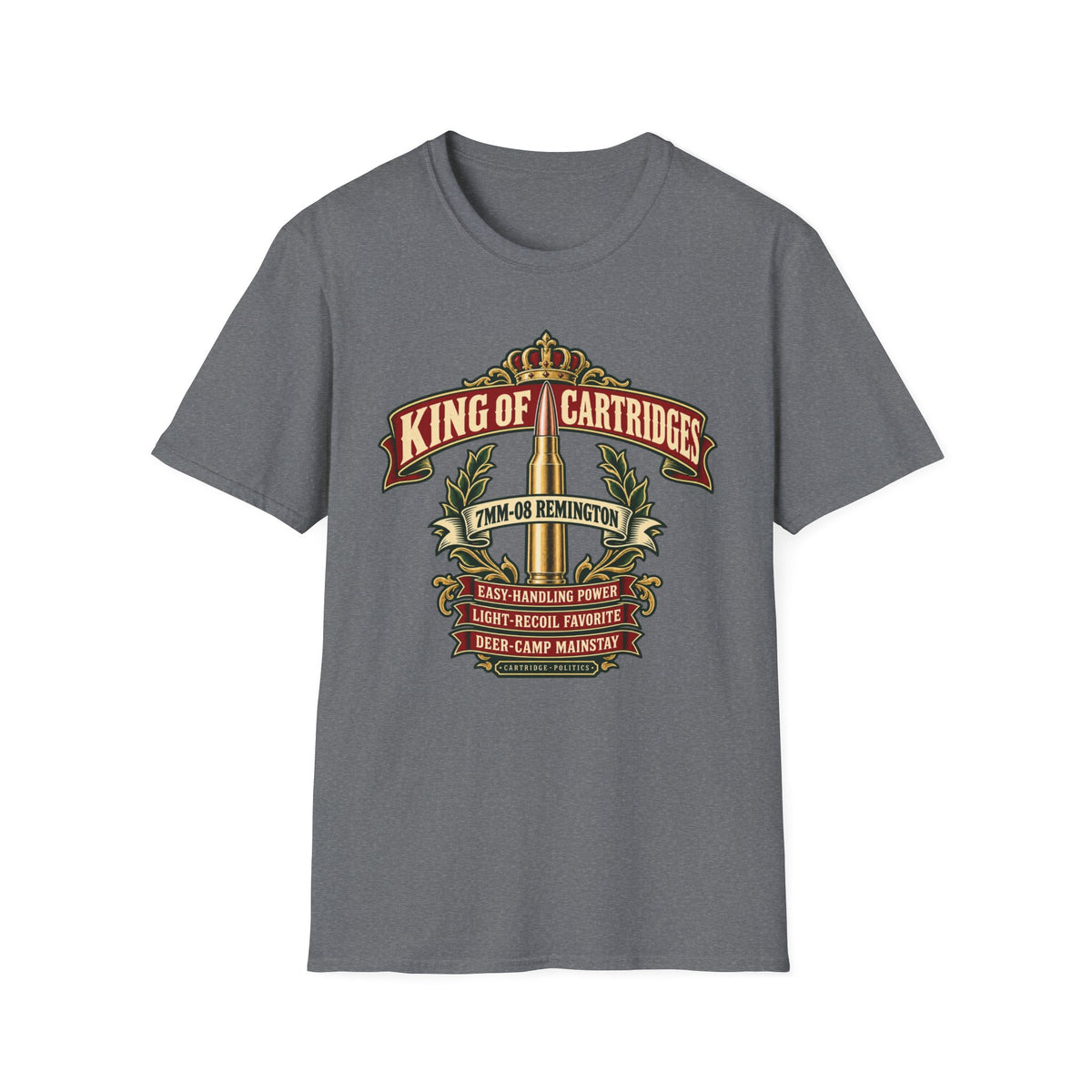 King of Cartridges 7mm-08 Remington T-shirt