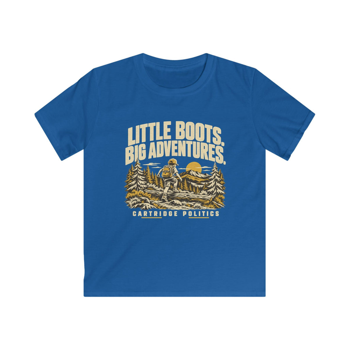 Kids Little Boots Big Adventures T-shirt