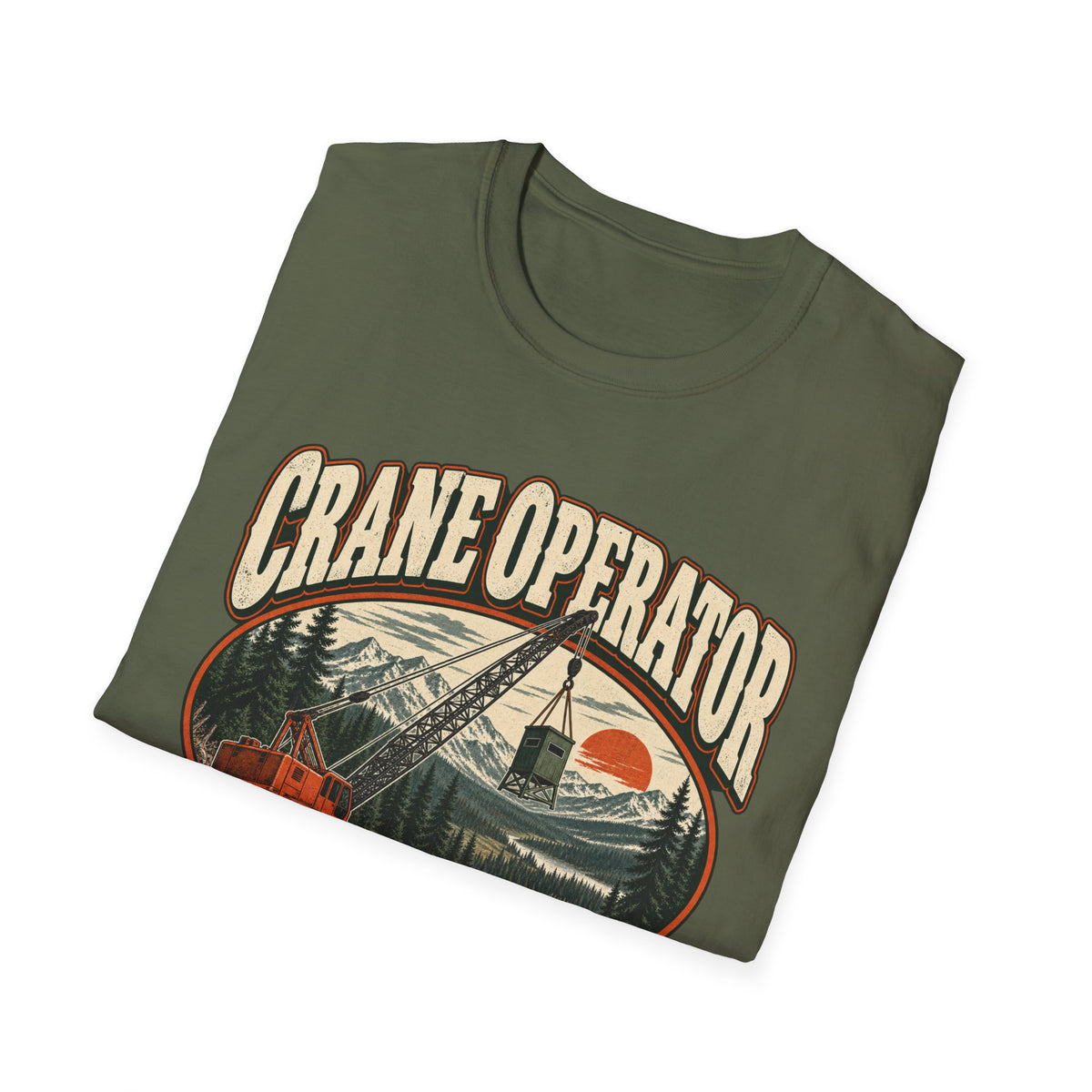 Old School Crane Operator T-shirt