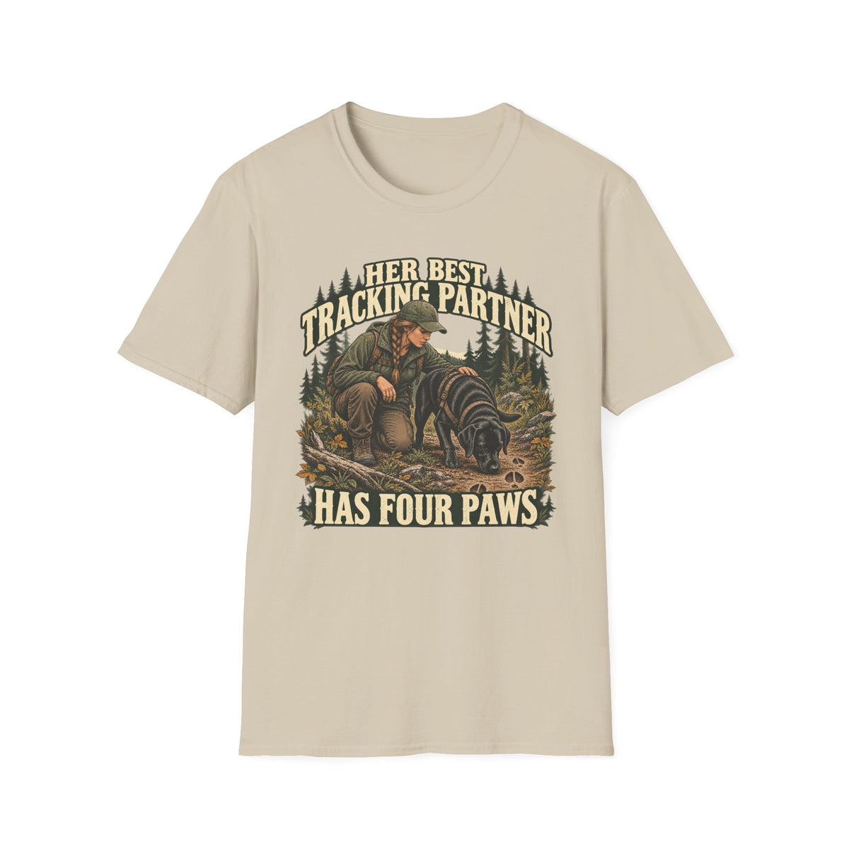 Her Best Tracking Partner T-shirt