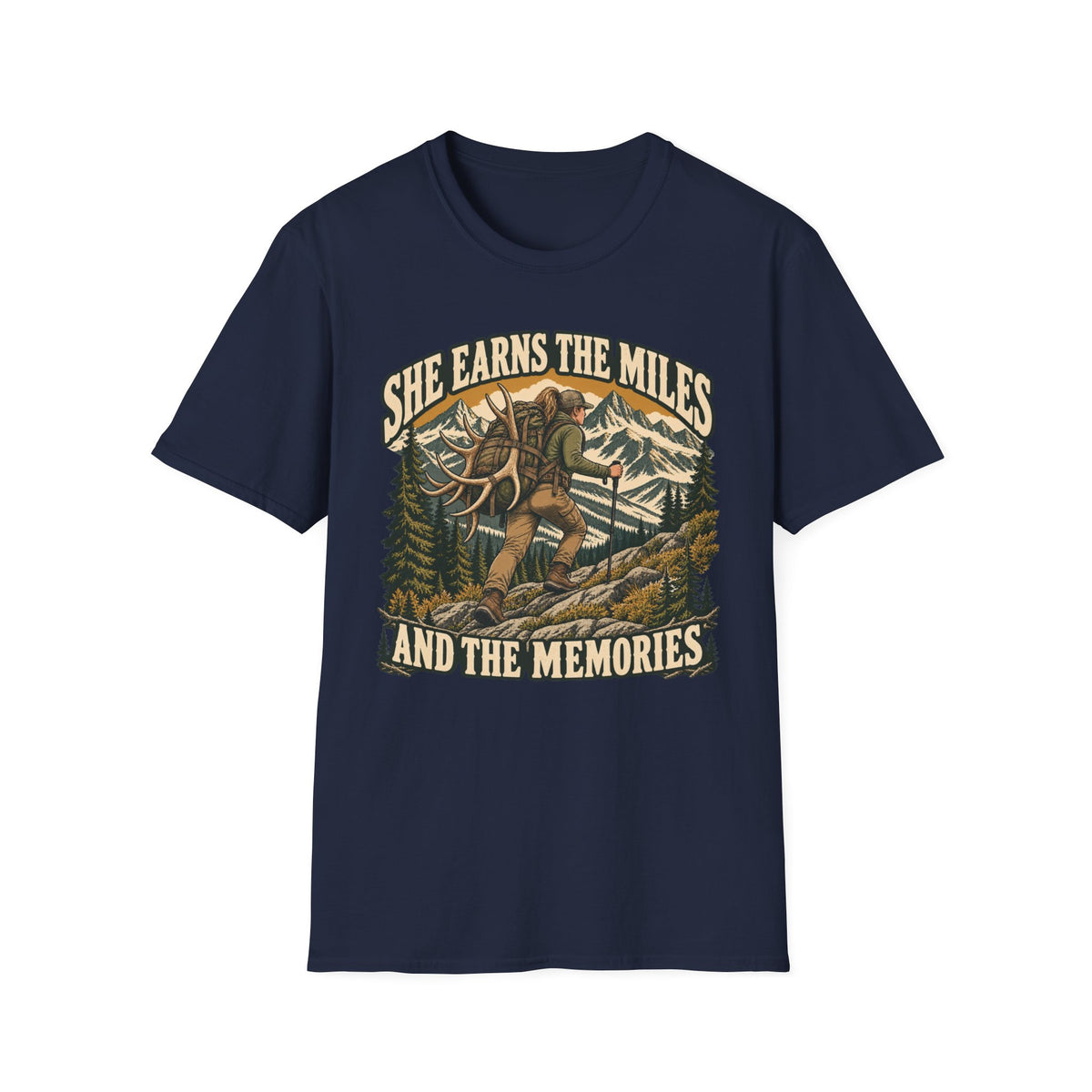 She Earns The Miles T-shirt