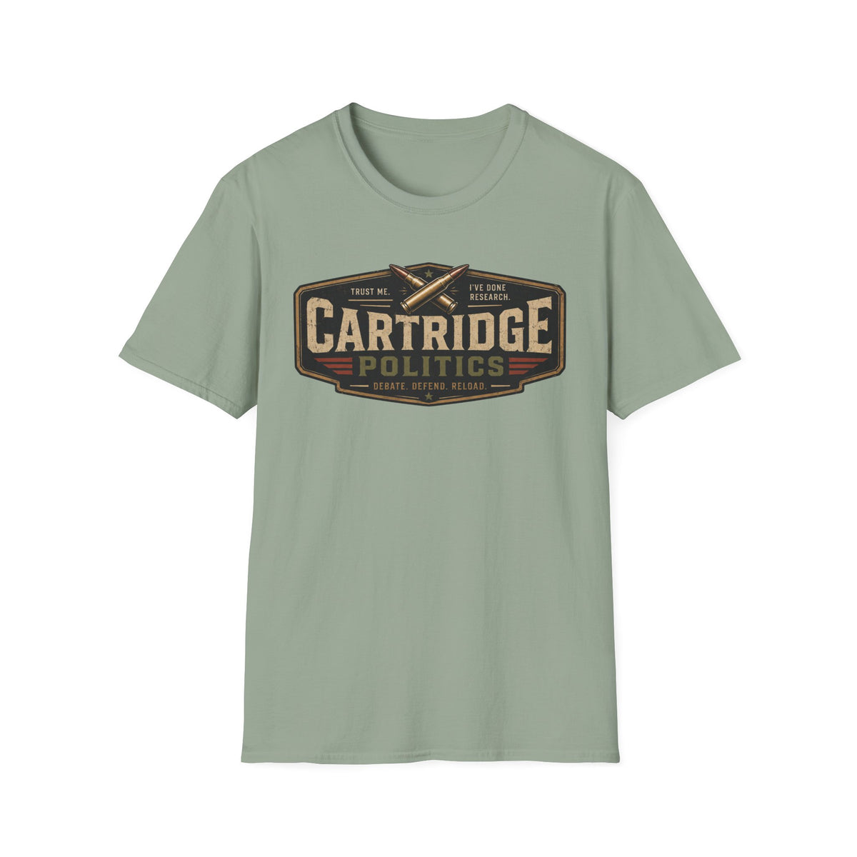 Cartridge Politics Shield T-shirt