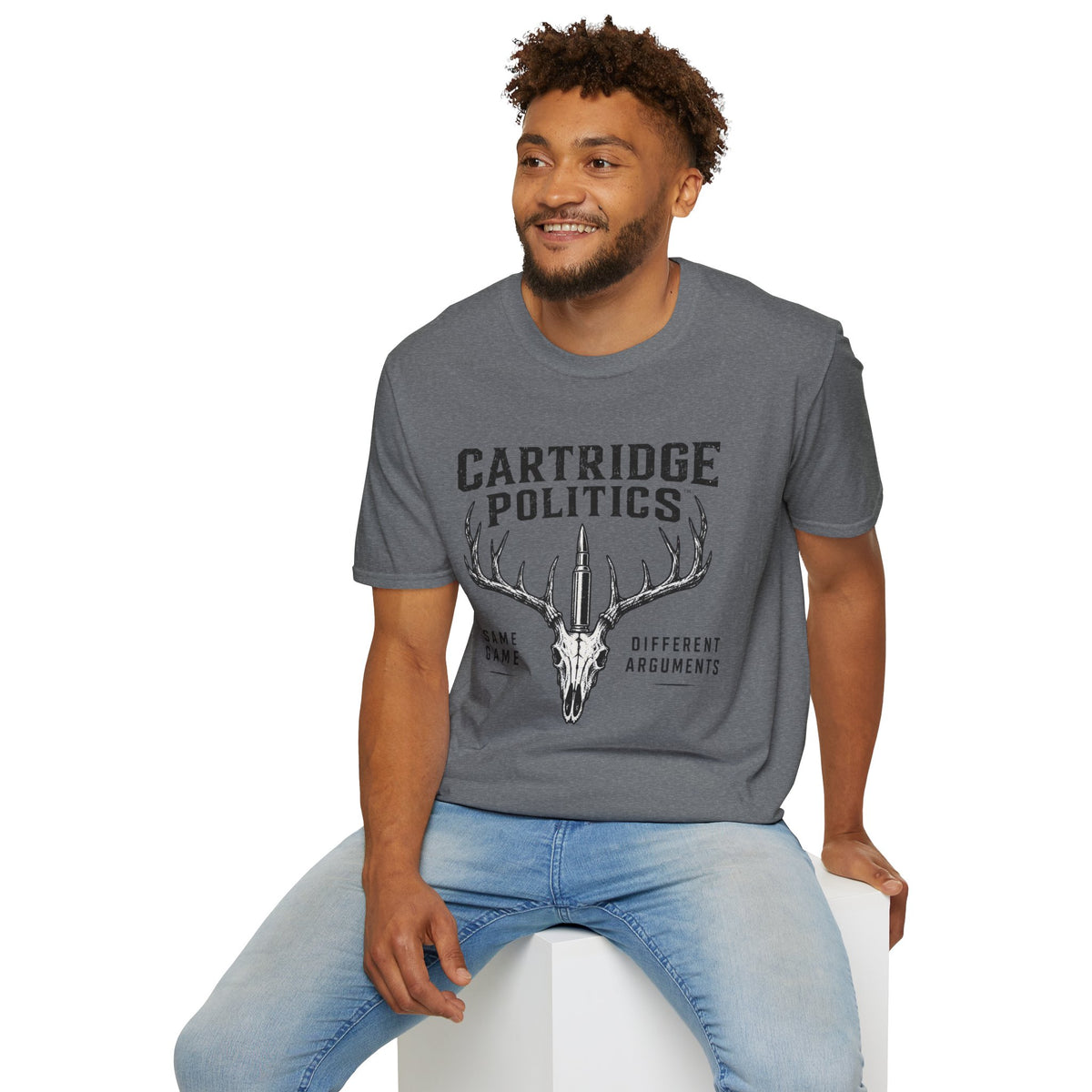 Cartridge Politics Same Game Different Arguments T-shirt