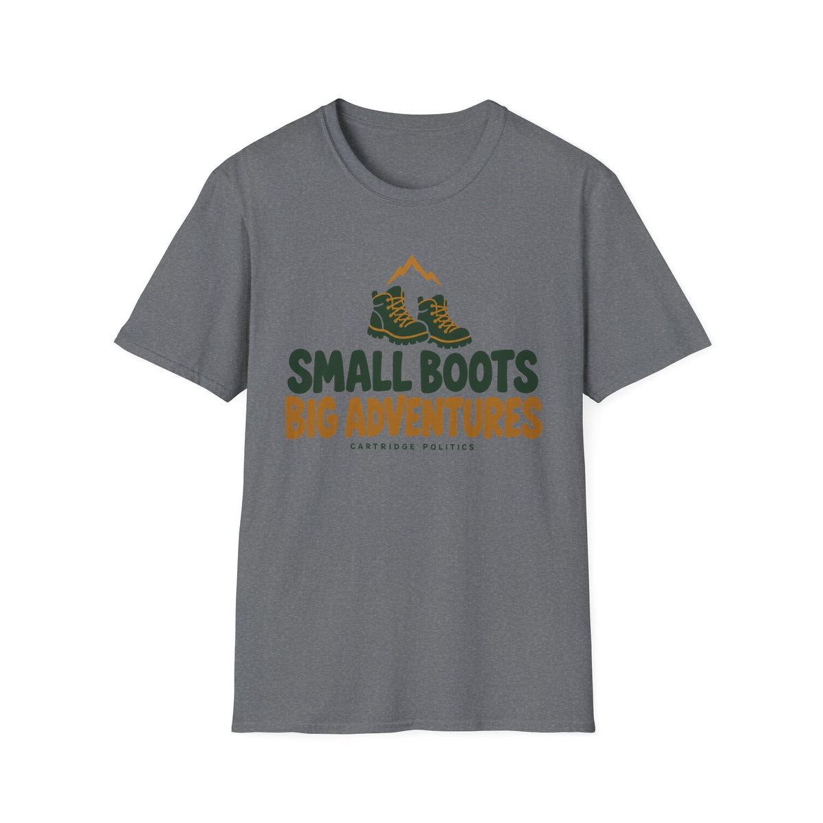 Small Boots Big Adventures T-shirt