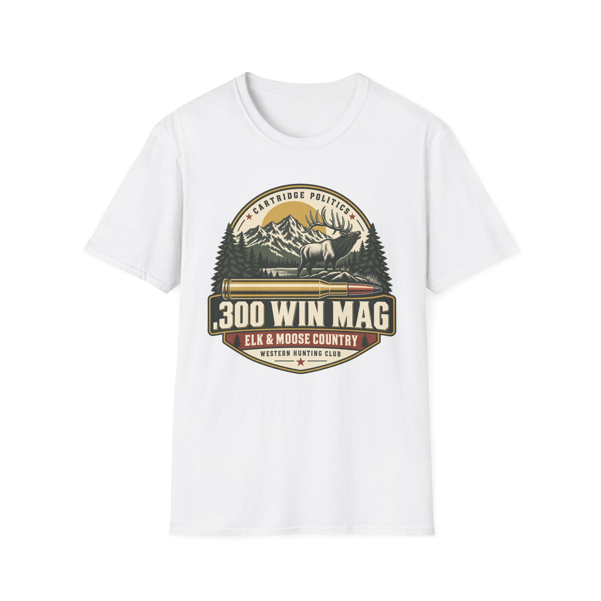 .300 Win Mag Shield T-shirt