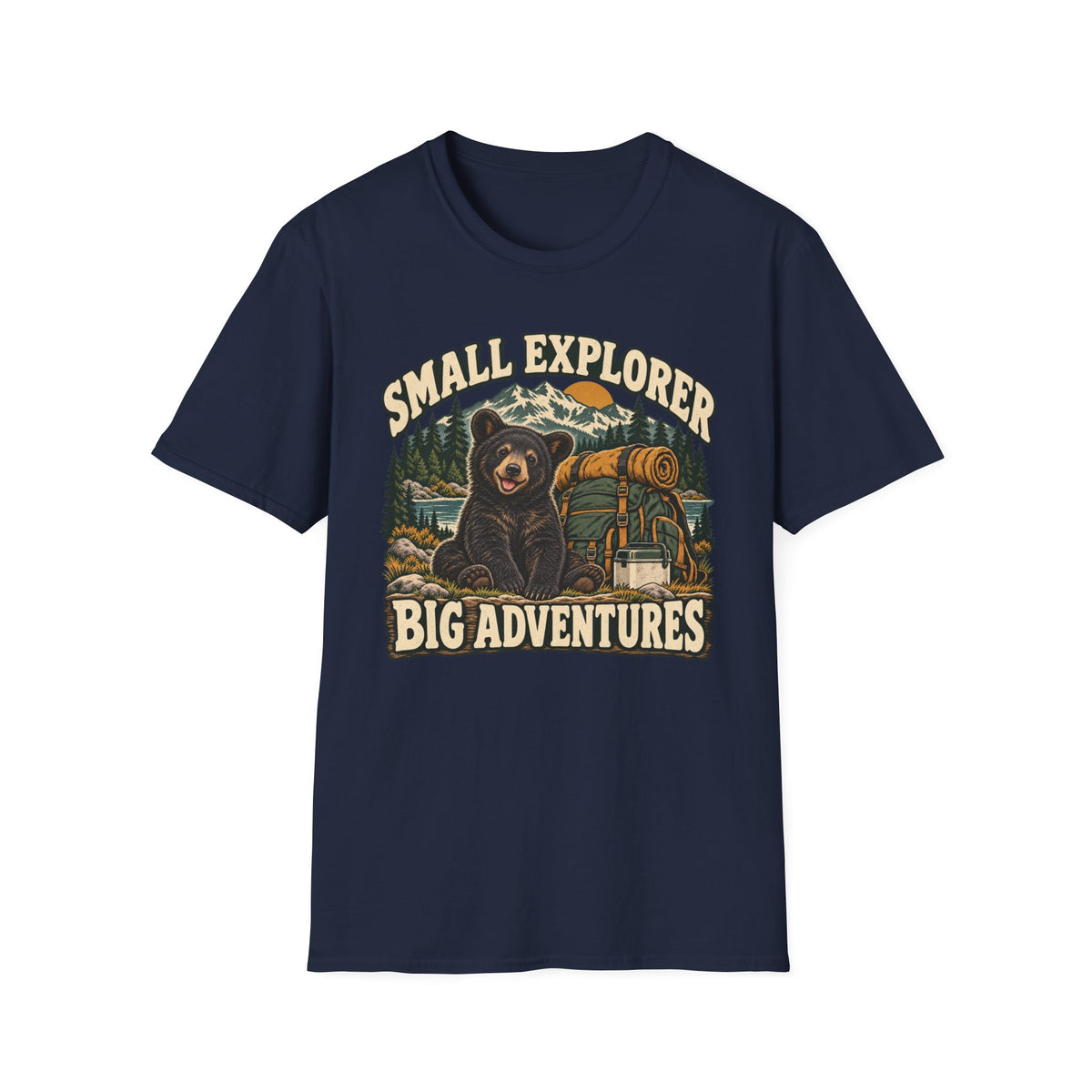 Small Explorer Big Adventures Bear T-shirt
