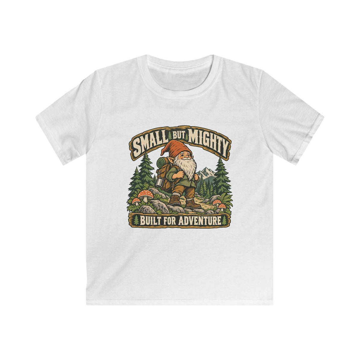 Kids Small But Mighty Gnome T-shirt