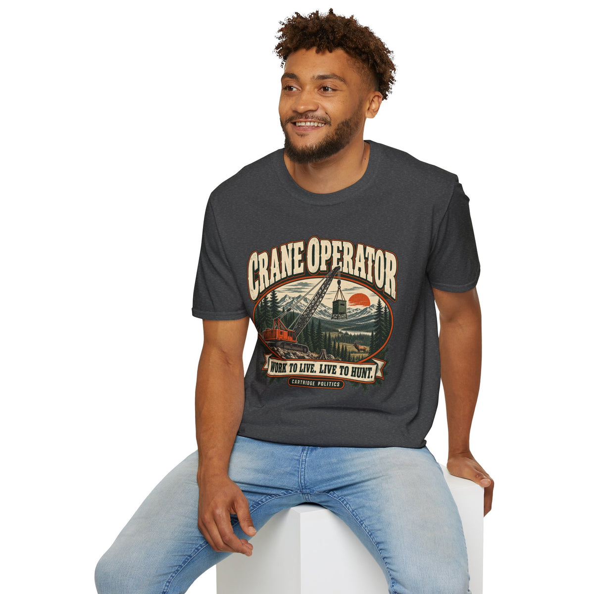 Old School Crane Operator T-shirt