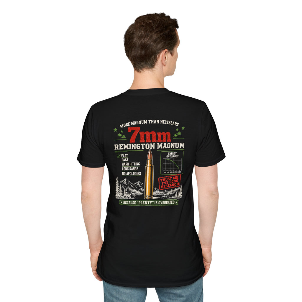 Team 7mm Remington Magnum Detailed T-shirt