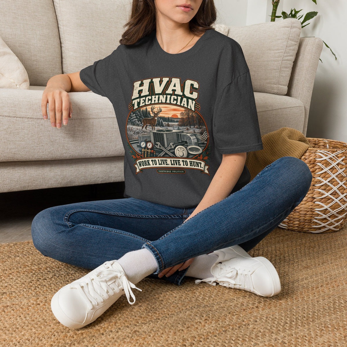 Old School HVAC Technician T-shirt
