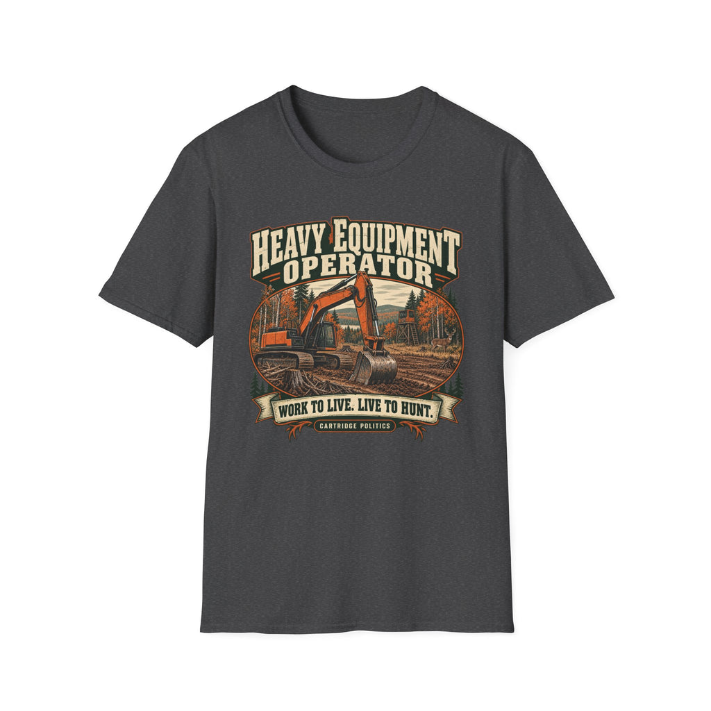 Old School Heavy Equipment Operator T-shirt
