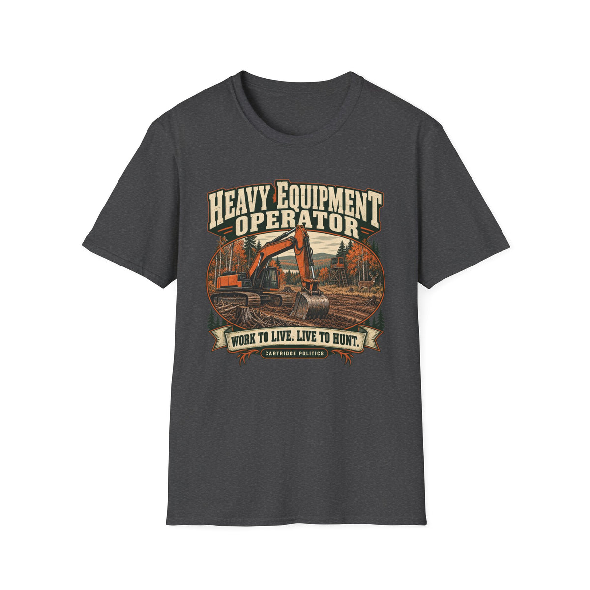 Old School Heavy Equipment Operator T-shirt