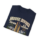 House Divided .308 VS 6.5 Creedmoor T-shirt