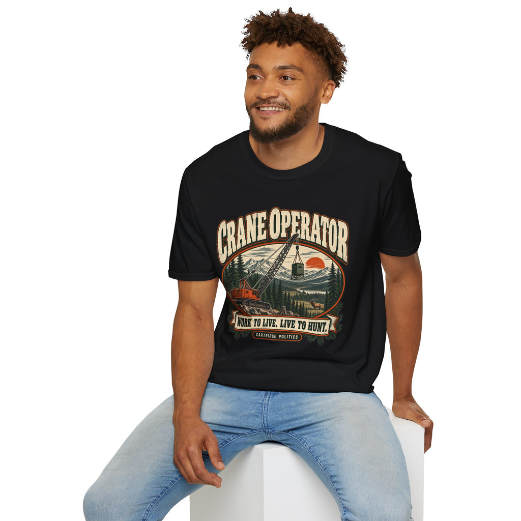 Old School Crane Operator T-shirt