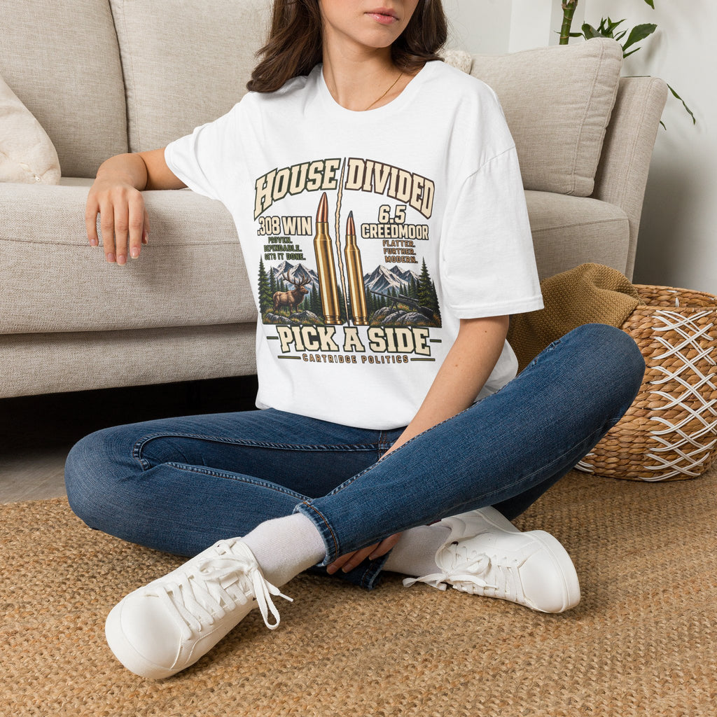 House Divided .308 VS 6.5 Creedmoor T-shirt