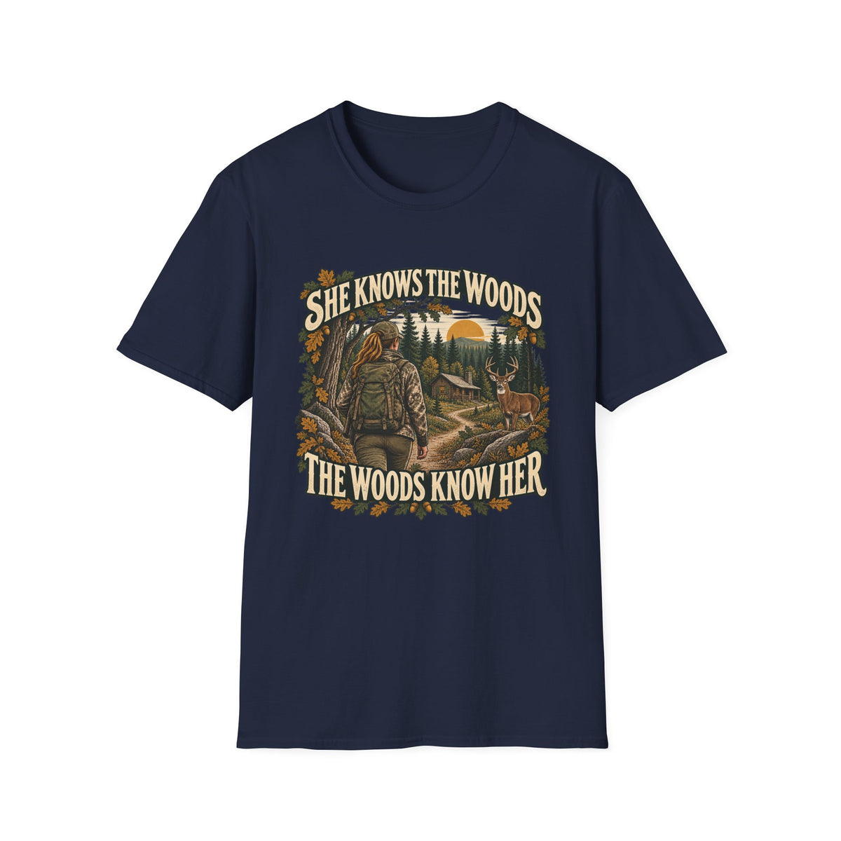 She Knows The Woods T-shirt