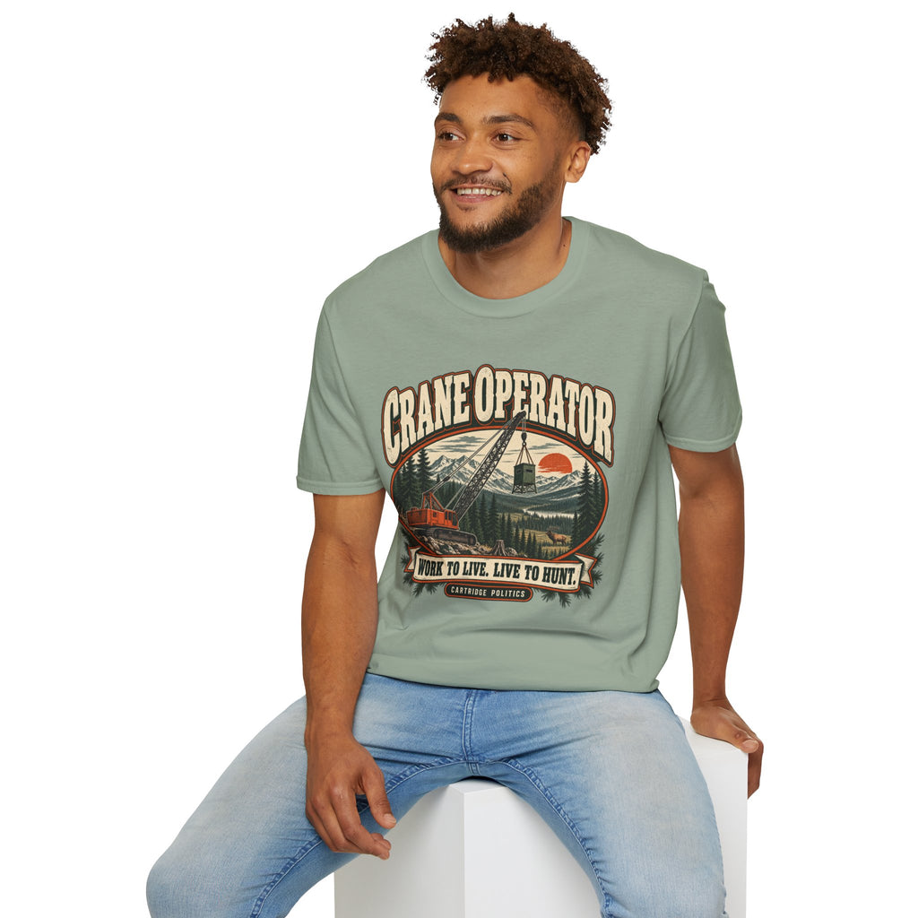 Old School Crane Operator T-shirt