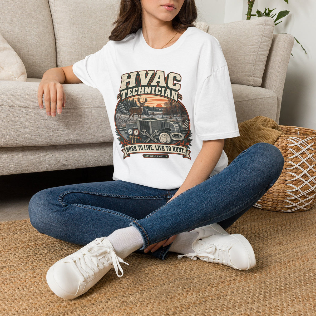 Old School HVAC Technician T-shirt