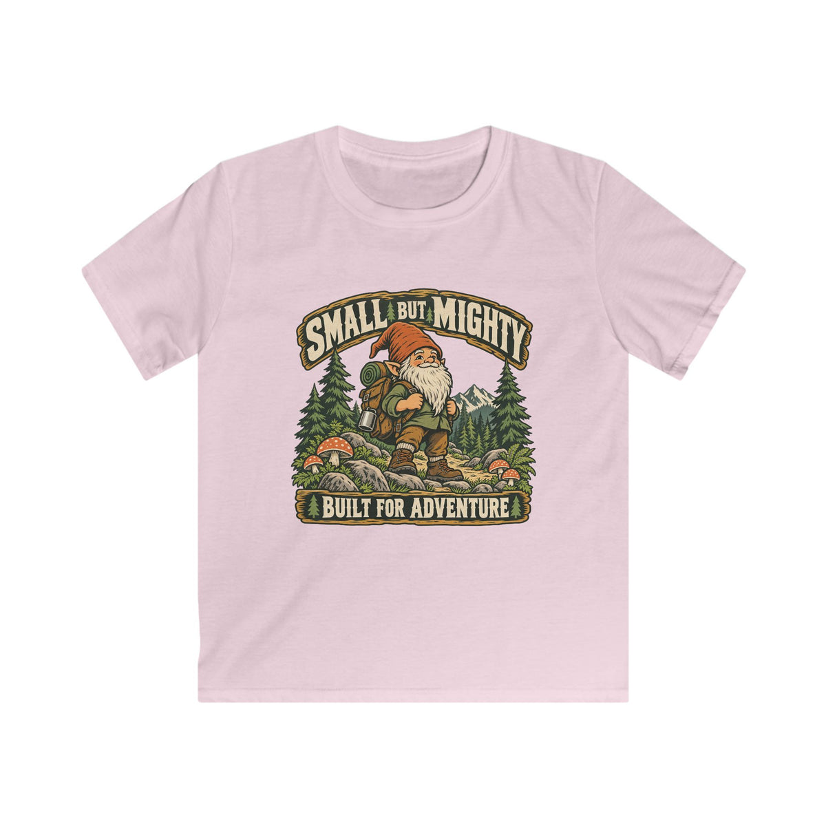 Kids Small But Mighty Gnome T-shirt