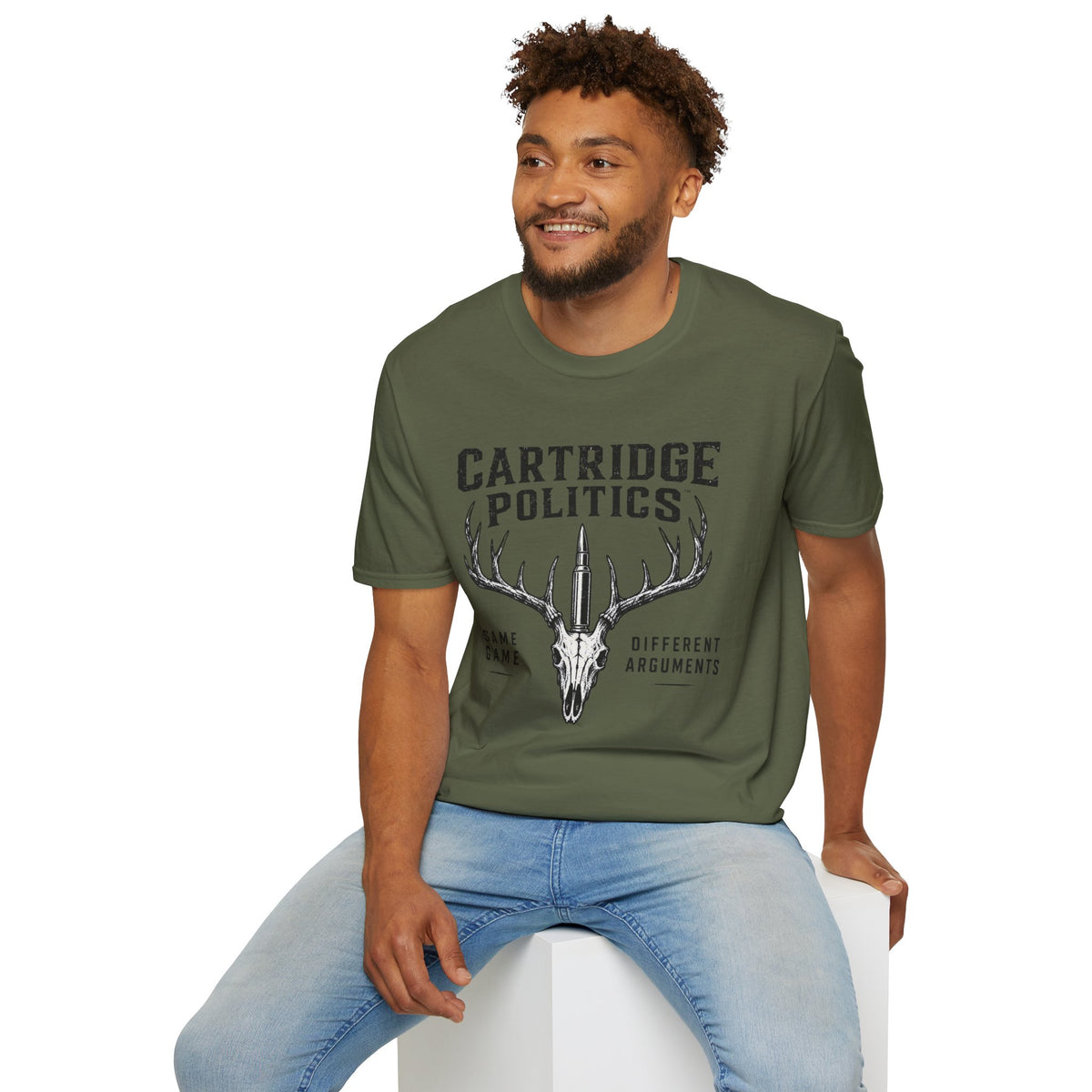 Cartridge Politics Same Game Different Arguments T-shirt