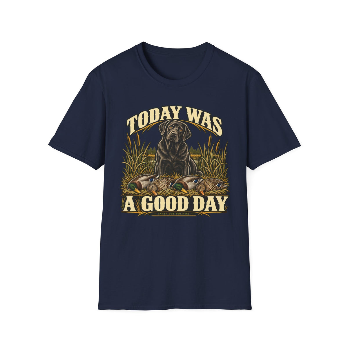 Today Was A Good Day Black Lab T-shirt