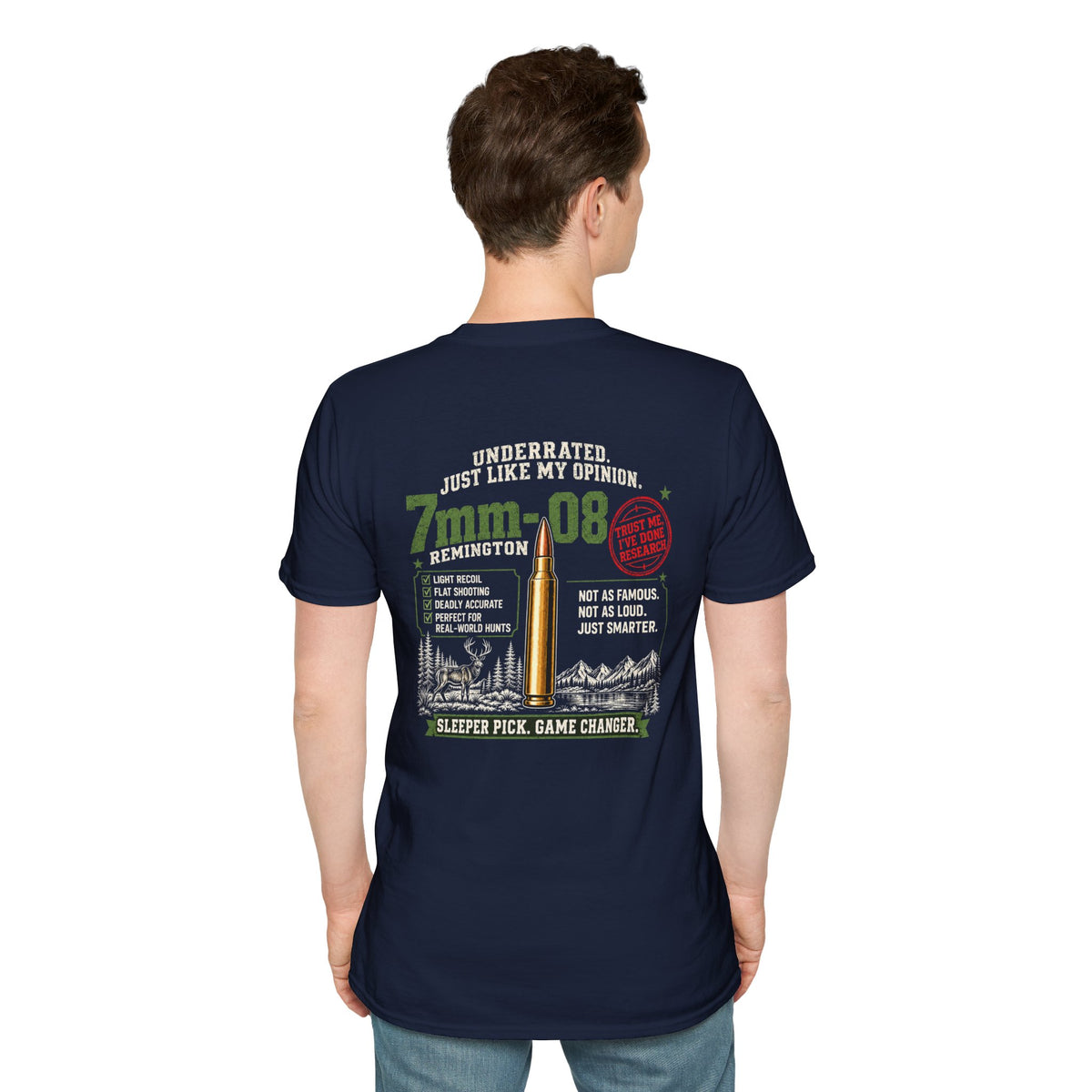 Team 7mm-08 Remington Detailed T-shirt