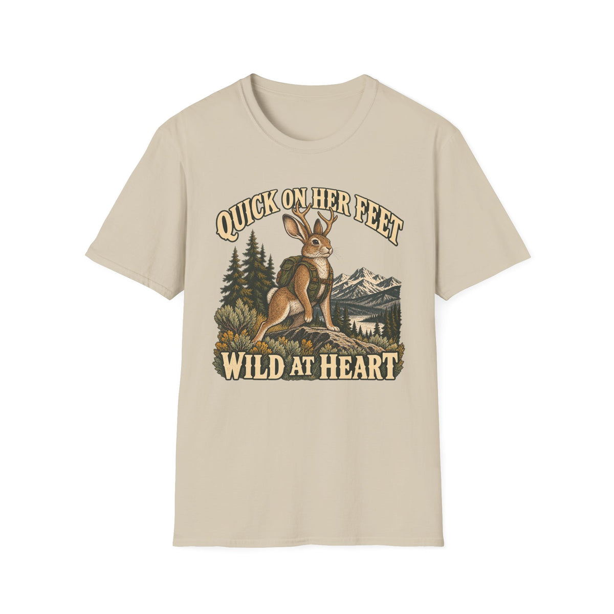 Jackalope Quick on Her Feet T-shirt