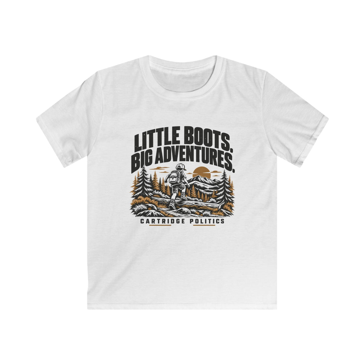 Kids Little Boots Big Adventures T-shirt
