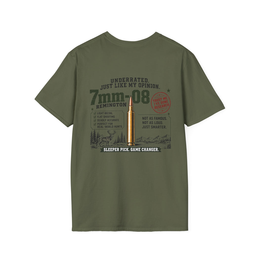 Team 7mm-08 Remington Detailed T-shirt