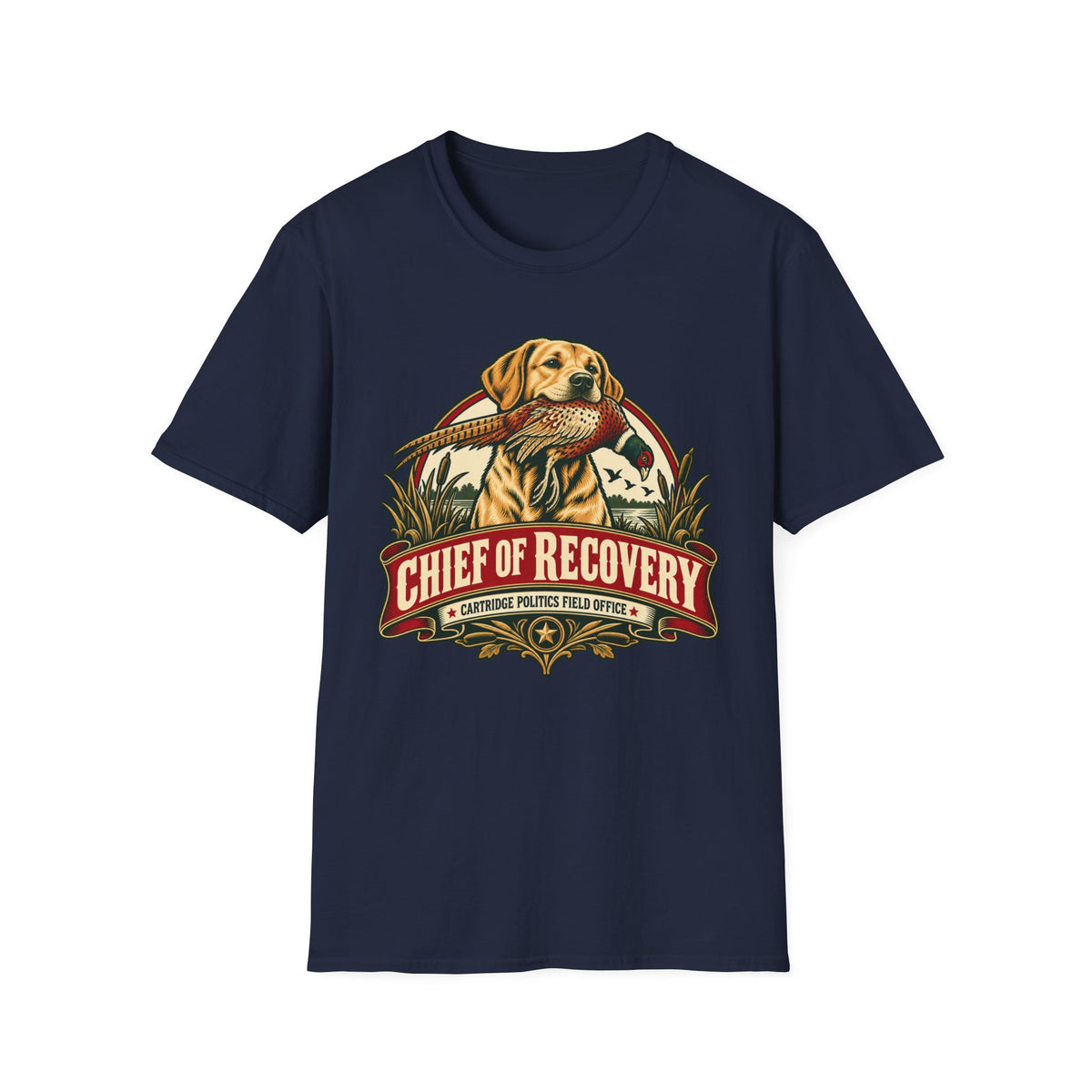 Yellow Lab Chief of Recovery T-shirt