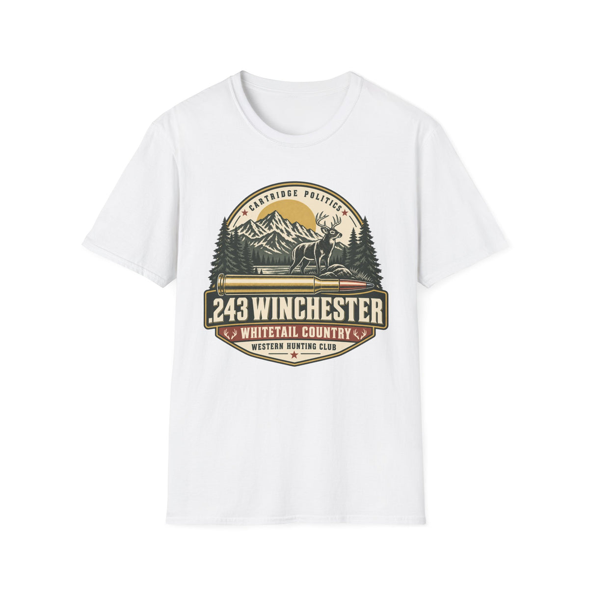 .243 Winchester Shield T-shirt