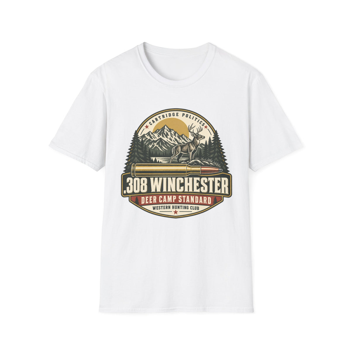 .308 Winchester Shield T-shirt