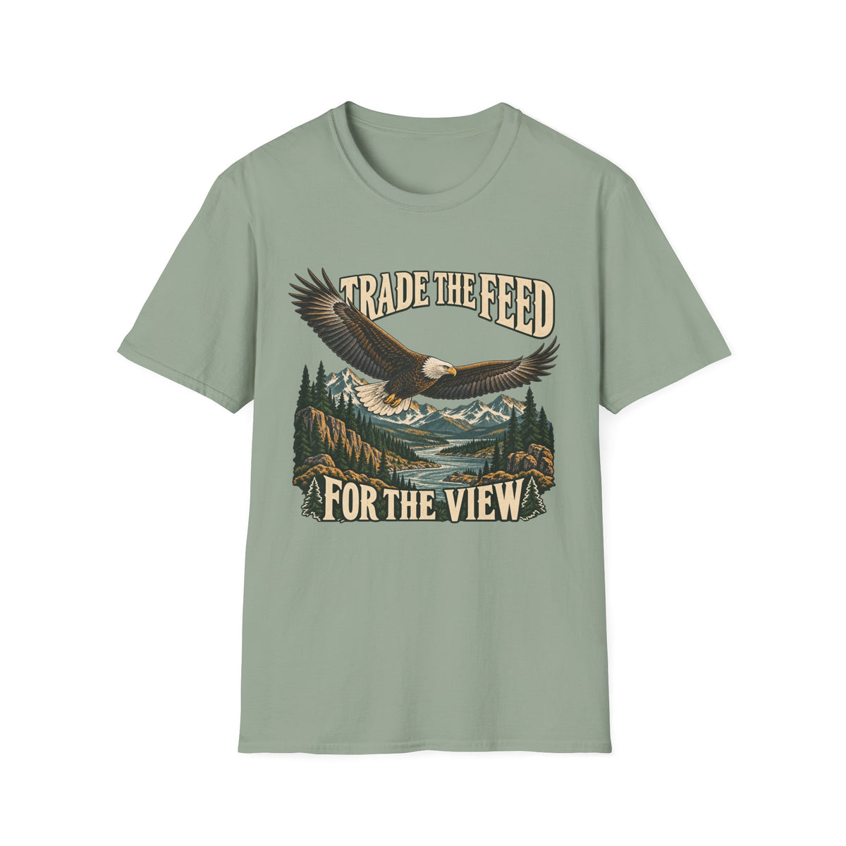 Trade The Feed Eagle T-shirt