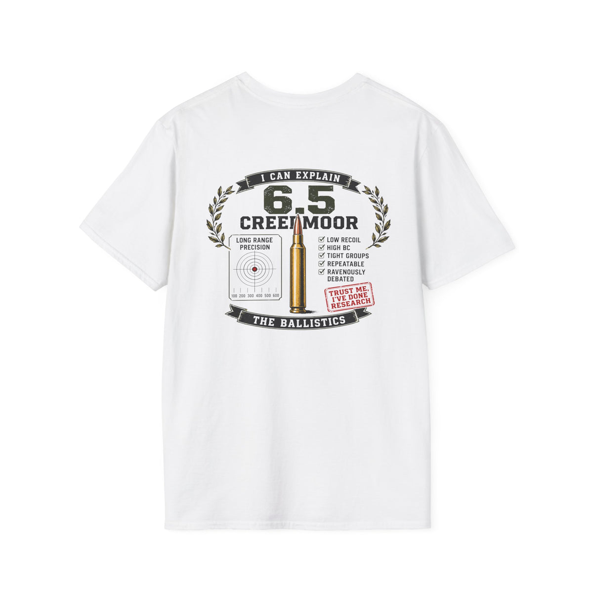 Team 6.5 Creedmoor Detailed T-shirt