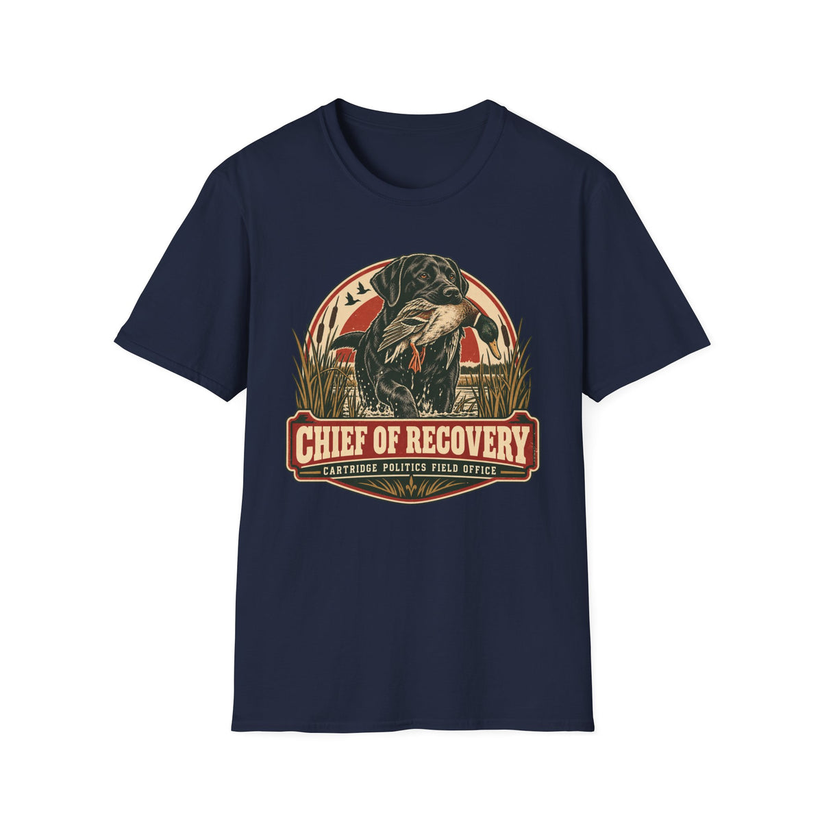 Black Lab Chief of Recovery T-shirt