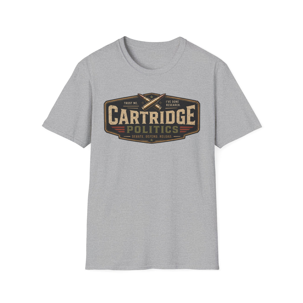 Cartridge Politics Shield T-shirt