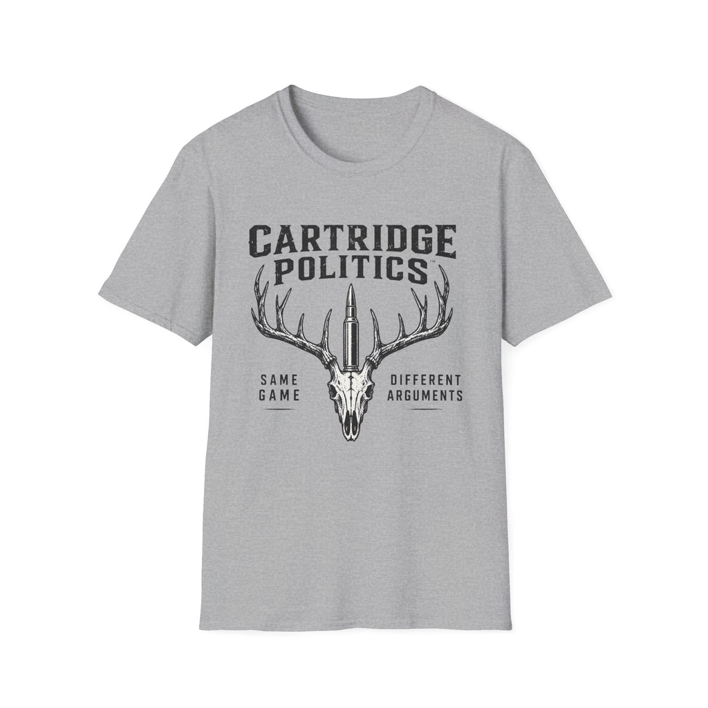 Cartridge Politics Same Game Different Arguments T-shirt