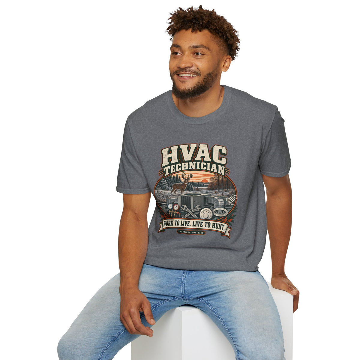 Old School HVAC Technician T-shirt