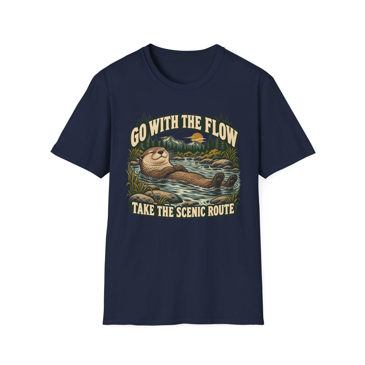 Go with the Flow Otter T-shirt