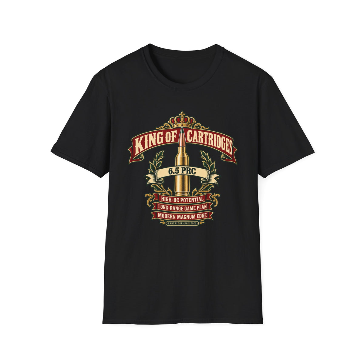 King of Cartridges 6.5 PRC T-shirt
