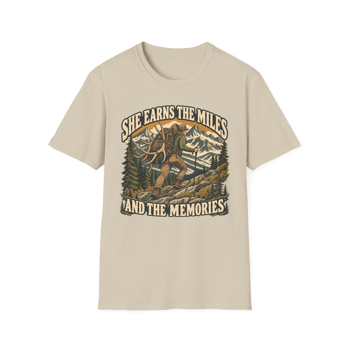 She Earns The Miles T-shirt