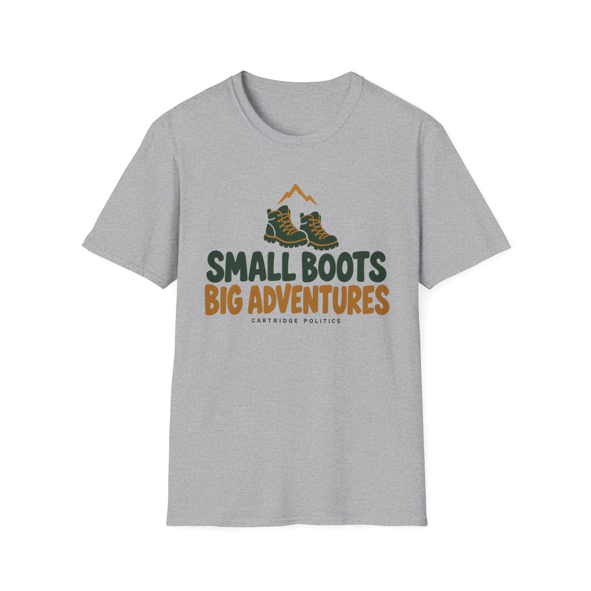 Small Boots Big Adventures T-shirt