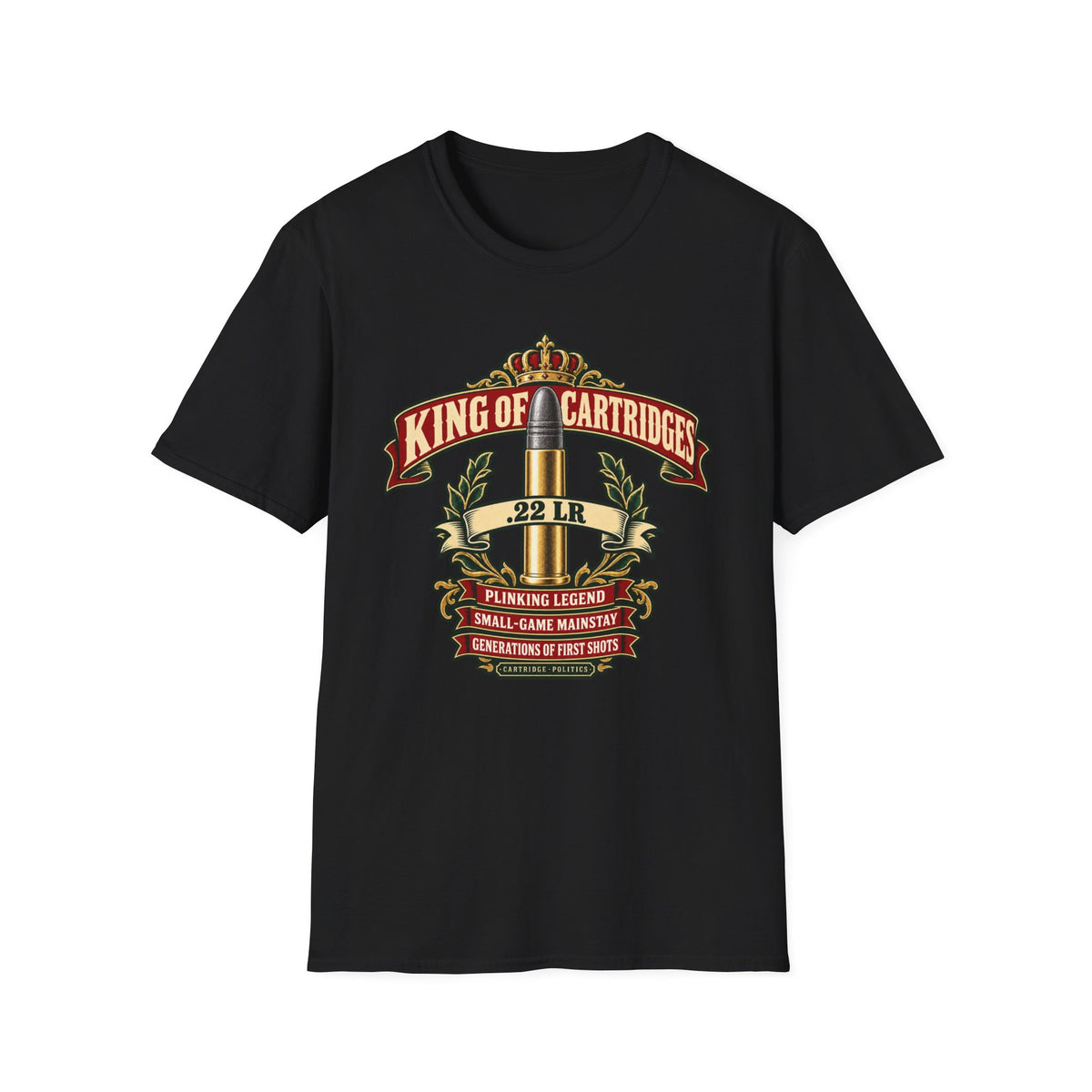 King of Cartridges .22 LR T-shirt