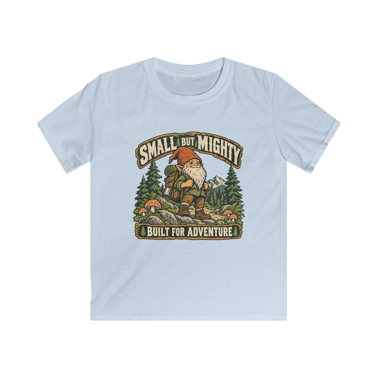 Kids Small But Mighty Gnome T-shirt