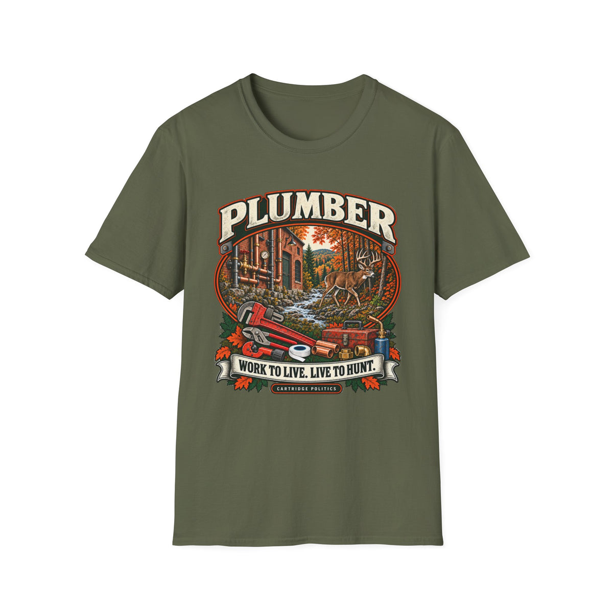 Old School Plumber T-shirt