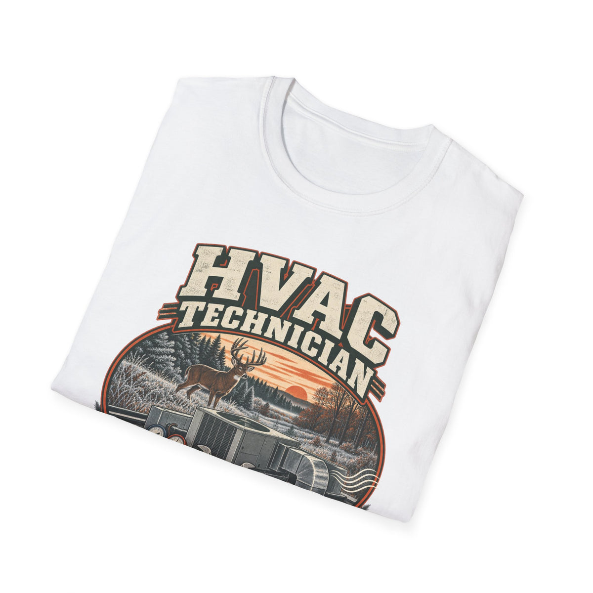 Old School HVAC Technician T-shirt