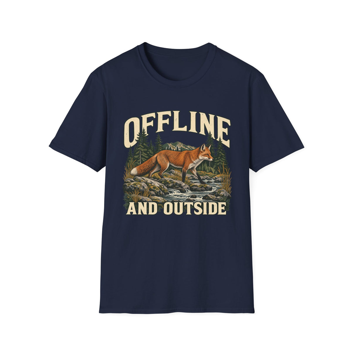 Offline and Outside Fox T-shirt