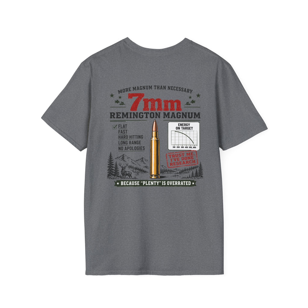 Team 7mm Remington Magnum Detailed T-shirt