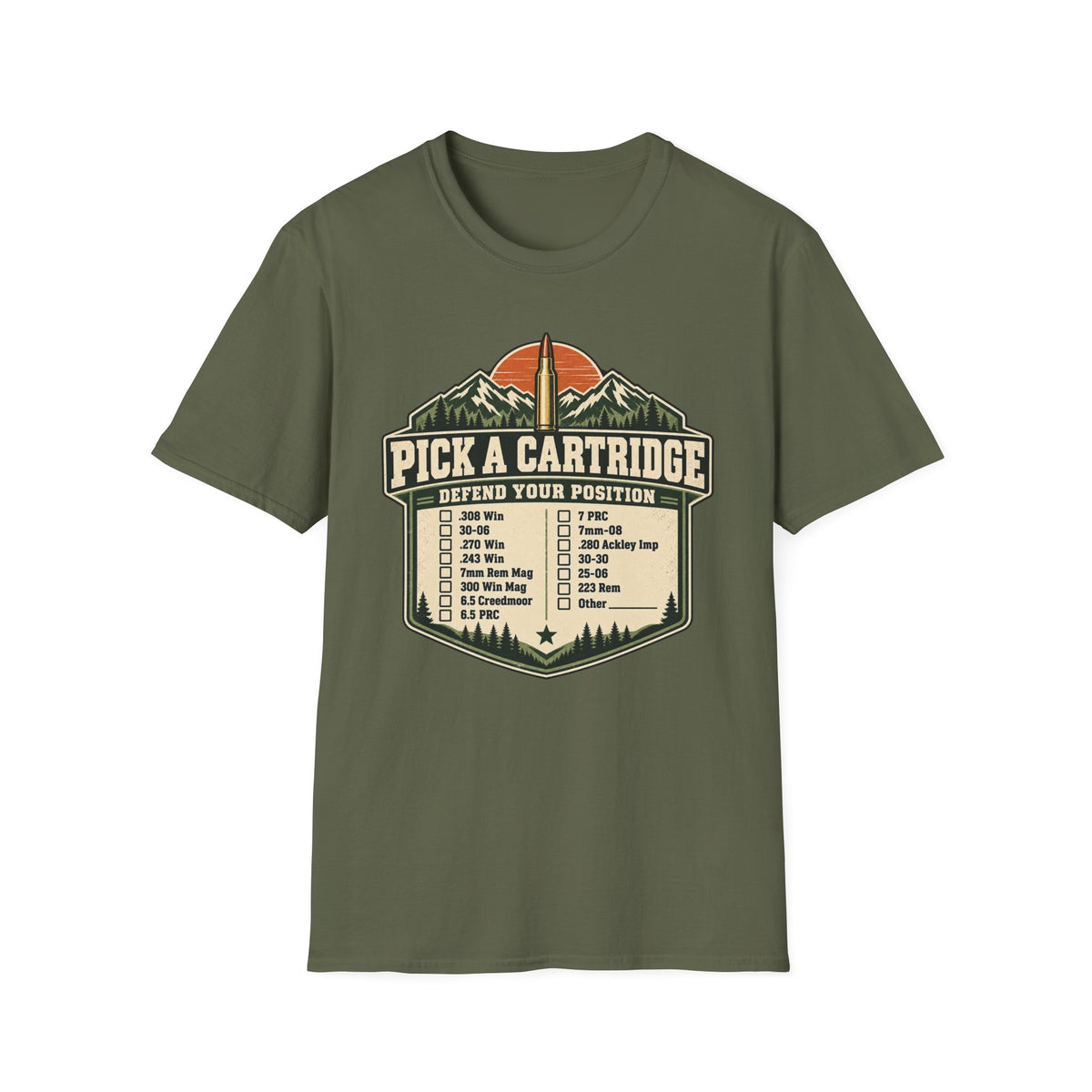 Pick your Cartridge Checkbox T-shirt