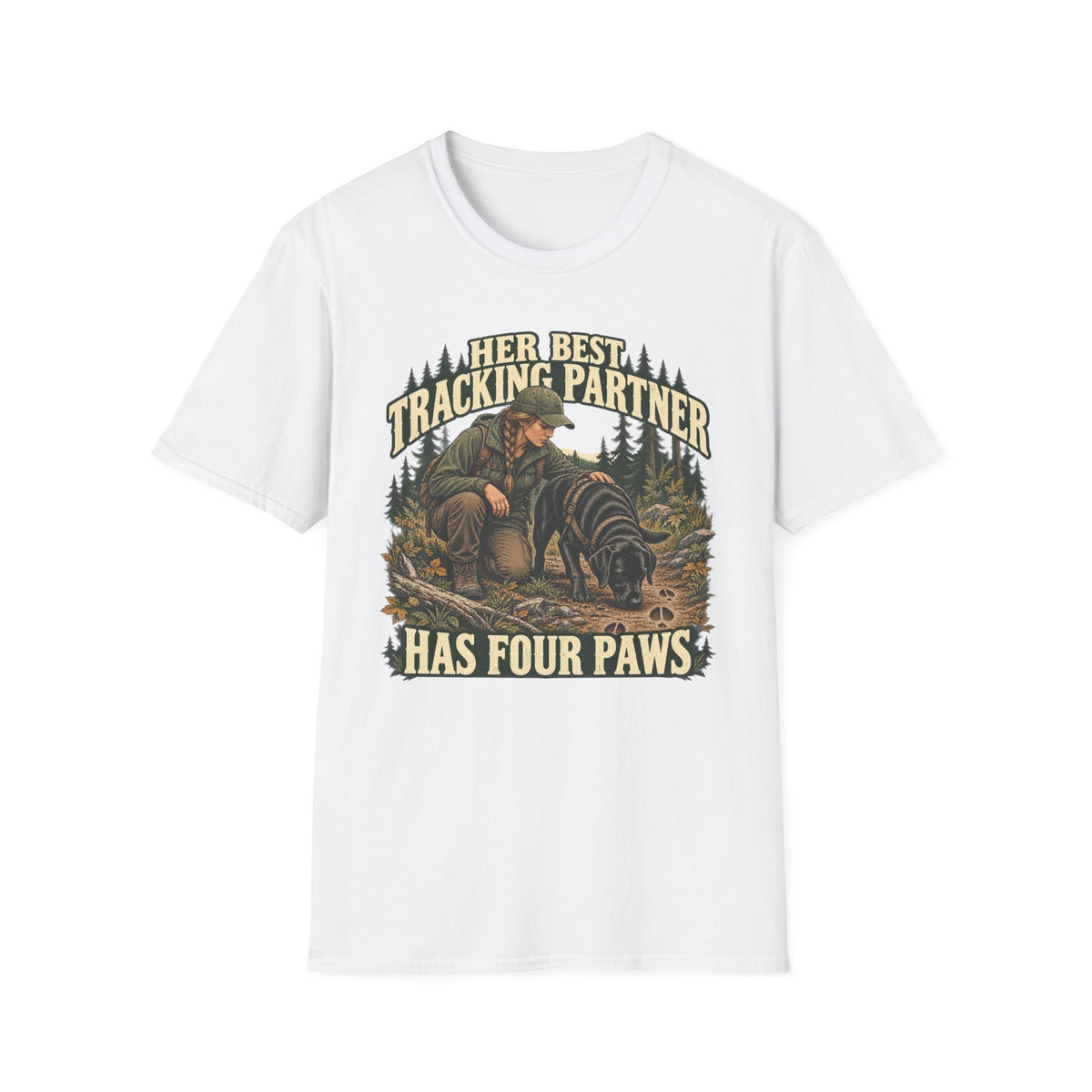Her Best Tracking Partner T-shirt